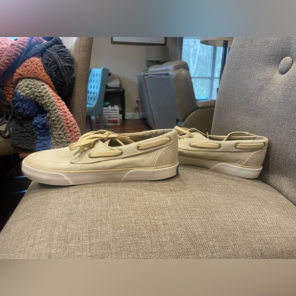 Sperry Pier Boat Sparkle Canvas Shoes - Picture 4 of 6